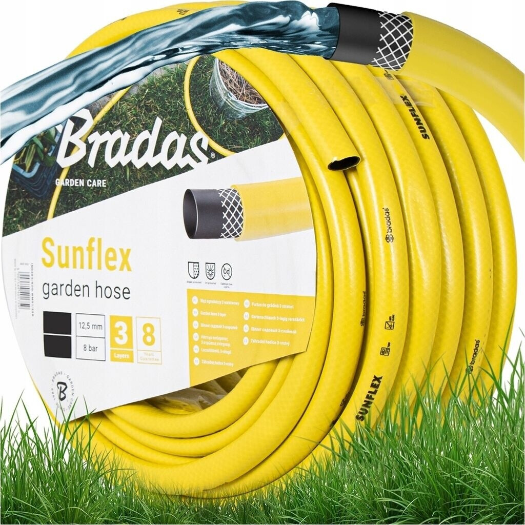 Шланг Sunflex, Bradas 1/2 20 м жёлтый