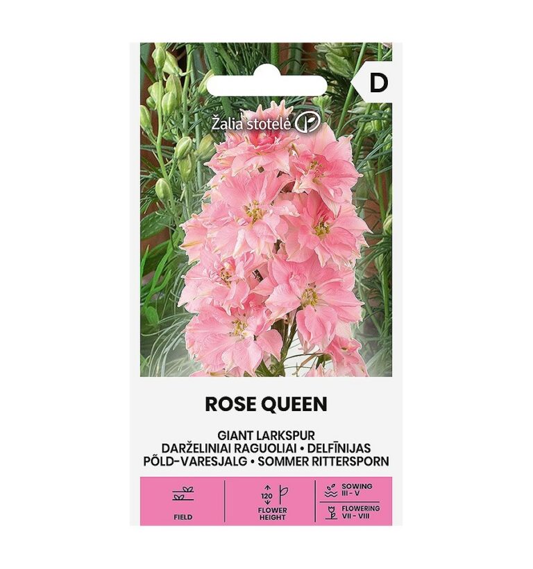 Põld-varesjalg "Rose Queen" Žalia stotele 1 g