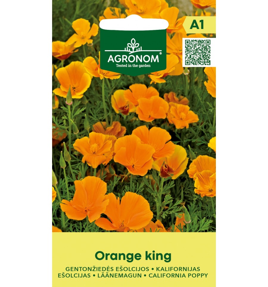 Kaliforniantuliunikko "Orange King" AGRONOM 0,1 g