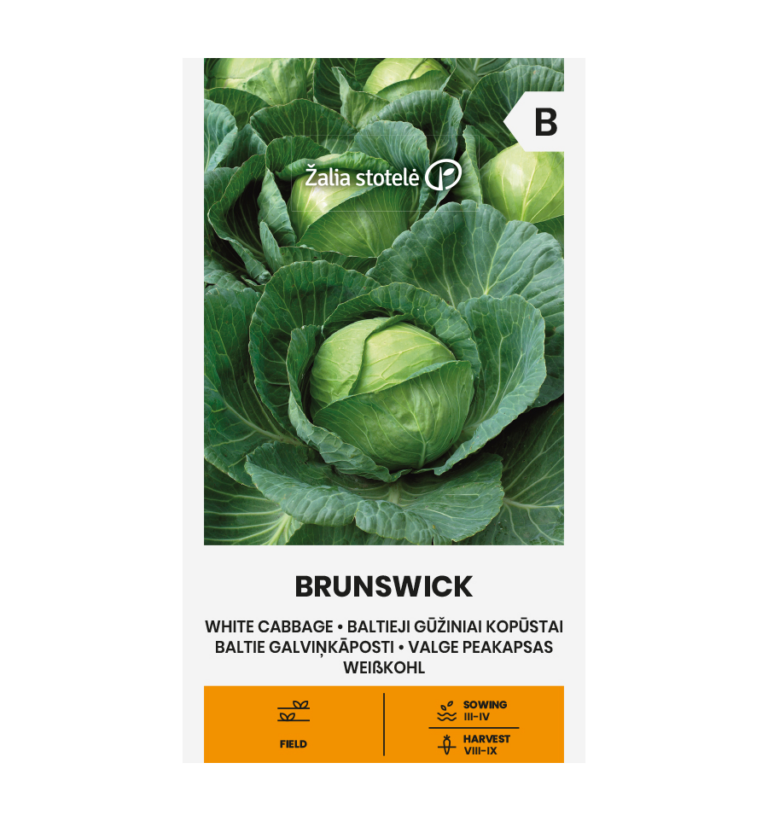 Valge peakapsas "Brunchwick" AGRONOM 3 g