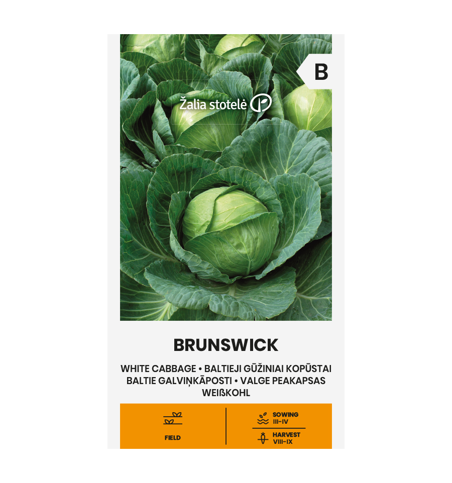 Valge peakapsas "Brunchwick" AGRONOM 3 g