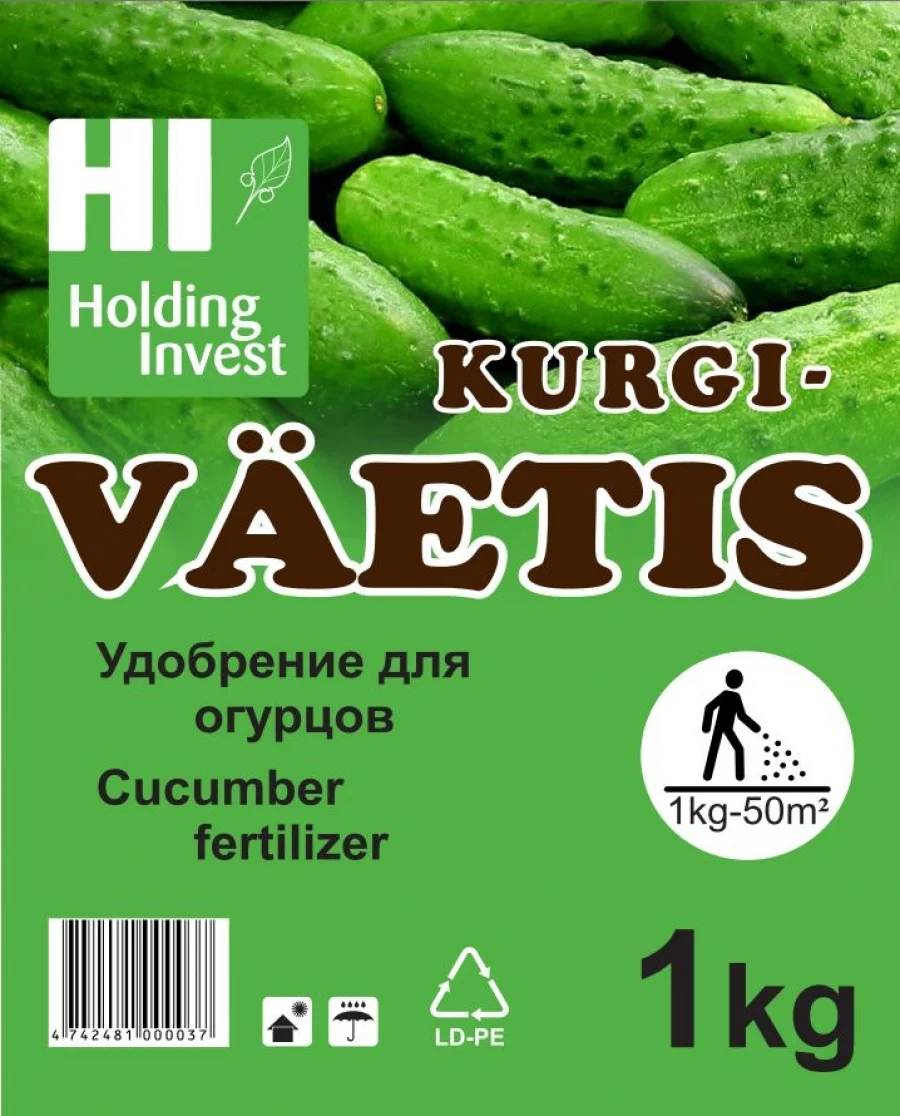 Mēslojums gurķiem Holding Invest 1 kg