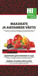 Mēslojums zemenēm un dārza augiem Holding Invest 2,5 kg