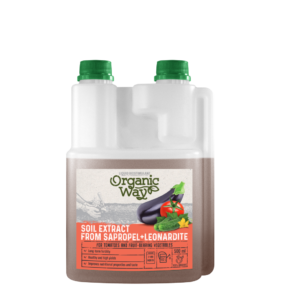 Sapropeliitista ja leonardiitista valmistettu biostimulantti tomaateille Organic Way 500 ml