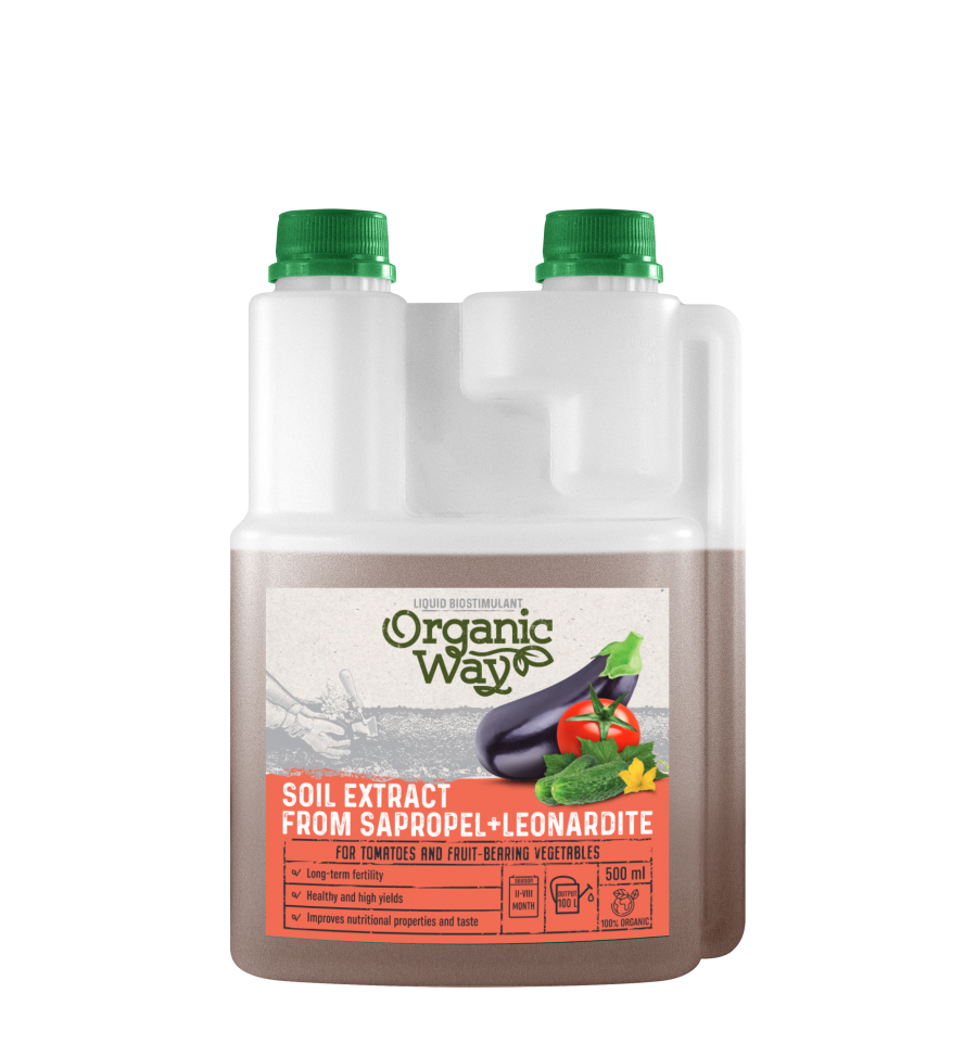 Biostimulaator sapropeliidist ja leonardiidist tomatitele Organic Way 500 ml