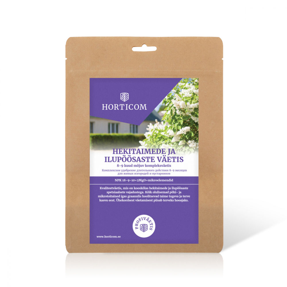 HORTICOM -lannoite pensasaidoille ja koristepensaille 1 kg