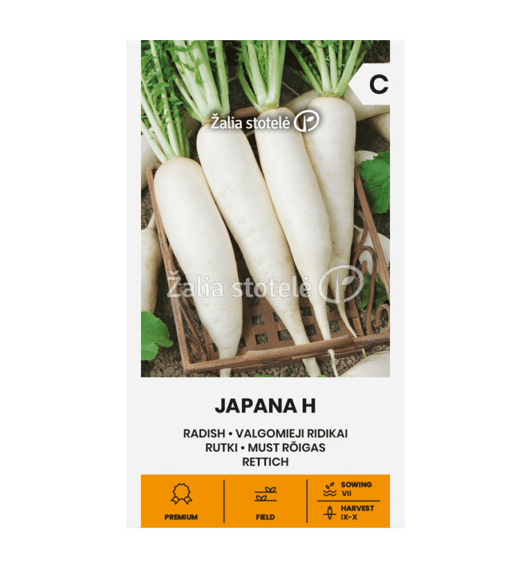 Must rõigas "Japana H" Žalia stotele 1,5 g
