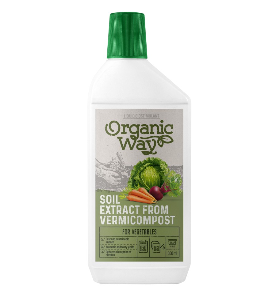 Жидкое органическое удобрение для овощей Organic Way 0,5 л