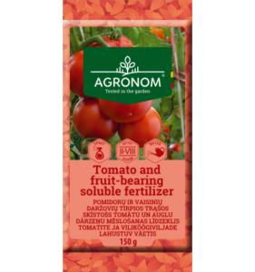Tomatite ja viliköögiviljade lahustuv väetis Agronom 150 g