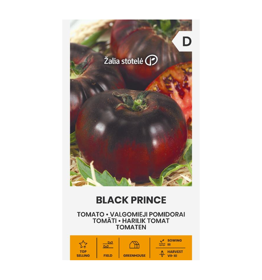 Harilik tomat "Black Prince" Žalia stotele 0,2 g