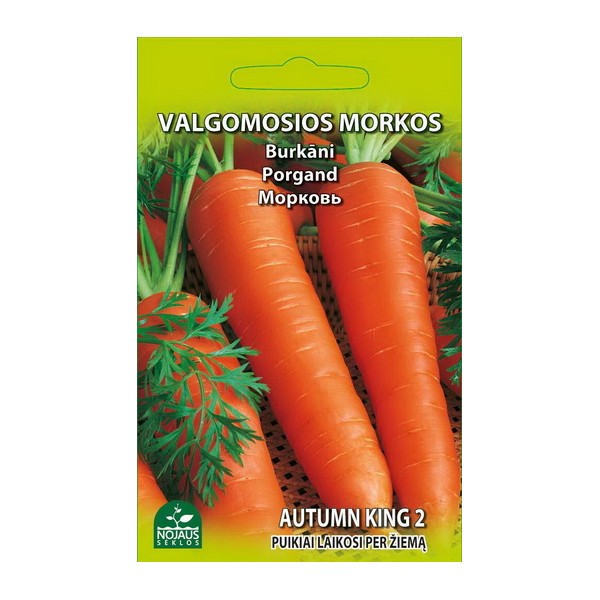 Porkkana Daucus carota "Autumn King 2" (Nojaus-siemenet, 3 g)