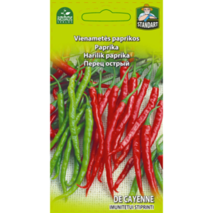 Harilik paprika "De Cayenne" Nojaus 0,3 g